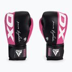 Mănuși de box RDX REX F4 roz/negru BGR-F4P-8OZ