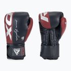 Mănuși de box RDX REX F4 negru/roșu BGR-F4MU-10OZ