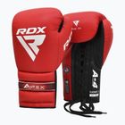 Mănuși de box RDX Apex Lace Up Training Sparring Boxing red