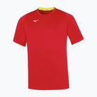 Tricou de antrenament pentru copii Mizuno Core SS red/yellow fluo