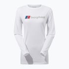 Longsleeve pentru femei Berghaus Boyfriend Big Classic Logo pure white