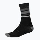 Șosete de ciclism Endura BaaBaa Merino Stripe matt black