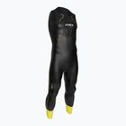Costum de triathlon pentru bărbați ZONE3 Sleeveless Vision black/lime/gun metal