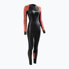 Costum de triatlon pentru femei ZONE3 Venture black/orange