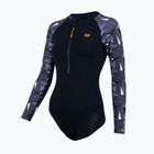 Costum de baie pentru femei dintr-un element ZONE3 OWS Renew black/grey