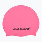 ZONE3 Silicone Șapcă de înot hi-vis roz