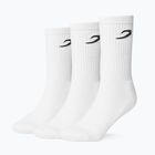 Șosete pentru bărbați Boxraw Crew 3 szt. White
