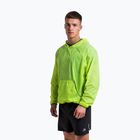 Jachetă de vânt pentru bărbați BOXRAW Genaro Oversized Windbreaker Hoodie galben neon