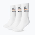 Șosete pentru bărbați BOXRAW We Don't Play Boxing Crew 3 pairs white