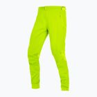 Pantaloni de ciclism Endura MT500 Burner Lite verde lime pentru bărbați
