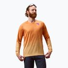 Longsleeve de ciclism pentru bărbați Endura Singletrack Print end orange