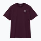 Tricou de ciclism Endura Stacked Logo Graphic Tee black cherry