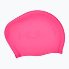 Cască de înot HUUB Swim Cap Long Hair neon pink