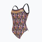 Costum de baie o singură piesă pentru femei Zoggs Culture Jam Deep Scoo maro / multicolor