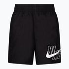 Pantaloni scurți de baie pentru copii Nike Logo Solid Lap negru NESSA771-001