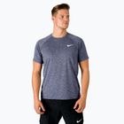 Tricou de antrenament pentru bărbați Nike Heather albastru marin NESSA589-440