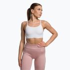 Gymshark Seamless Bralette fără cusături Bralette gât înalt sutien de fitness alb