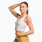 Femei Gymshark Energy Energy Seamless Crop Top cremă alb cremă