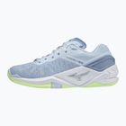 Încălțăminte de handbal pentru femei Mizuno Wave Stealth Neo heather/white/neo lime
