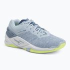 Încălțăminte de handbal pentru femei Mizuno Wave Stealth Neo heather/white/neo lime