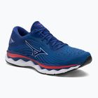Pantofi de alergare pentru bărbați Mizuno Wave Sky 6 turcoaz mare/alb/roșii de cireș