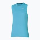 Tank top de alergat pentru bărbați Mizuno Impulse Core maui blue
