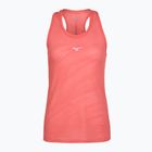 Tank top de alergat pentru femei Mizuno Aero Tank sunkissed coral