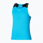 Tank top de alergat pentru bărbați Mizuno DryAeroFlow Tank hawaiian ocean/black