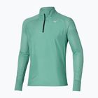 Longsleeve hibrid de alergat pentru bărbați Mizuno Hybrid Tee mineral blue