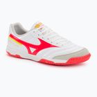 Mizuno Morelia Morelia Sala Classic IN alb/flery coral2/bolt2 ghete de fotbal pentru bărbați