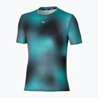 Tricou de alergat pentru bărbați Mizuno Core Graphic Tee aquifer