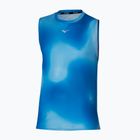 Tank top de alergare pentru bărbați Mizuno Core Graphic federal blue