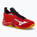 Încălțăminte de volei pentru bărbați Mizuno Wave Dimension radiant red/white/carrot curl