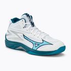 Încălțăminte de volei pentru bărbați Mizuno Thunder Blade Z Mid white/sailor blue/silver