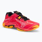 Încălțăminte de volei Mizuno Wave Lightning Z8 radiant red/ white/ carrot curl