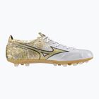 Încălțăminte de fotbal pentru bărbați Mizuno Alpha Japan AG white/ge gold/black