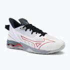 Încălțăminte de handbal pentru bărbați Mizuno Wave Mirage 5 white/salsa/black