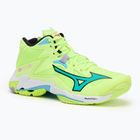 Încălțăminte de volei Mizuno Wave Lightning Z8 Mid neo lime/black/splish splash