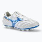 Încălțăminte de fotbal pentru bărbați Mizuno Morelia II Elite Md white/laser blue/gold