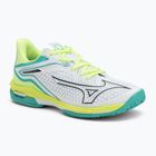 Încălțăminte de tenis pentru femei Mizuno Wave Exceed Tour 6 CC W white/black/mizuno neo lime