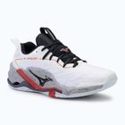 Încălțăminte de handbal pentru bărbați Mizuno Wave Stealth Neo 2 white/salsa/black