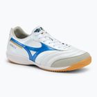 Încălțăminte de fotbal pentru bărbați Mizuno Morelia Sala Elite IN white/laser blue/gold