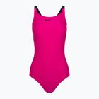 Costum de baie dintr-o singură piesă pentru femei Nike Logo Tape Fastback roz NESSB130-672