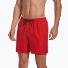 Pantaloni scurți de baie Nike Swoosh Break 5" Volley pentru bărbați, roșu NESSC601-614