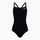 Costum de baie pentru femei, o singură piesă Nike Multiple Print Racerback Splice One negru NESSC051-001