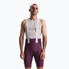 Pantaloni scurți de ciclism pentru bărbați Rapha Brevet Element Cargo Bib Shorts plum/white