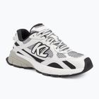 Încălțăminte pentru femei KARL LAGERFELD Orion Sidetrim black leather/textile w/white