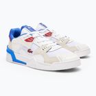 Pantofi bărbați Lacoste 47SMA0095 alb / roșu / albastru