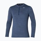 Longsleeve de alergare pentru bărbați Mizuno Impulse Core Half Zip estate blue