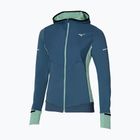 Geacă de alergare pentru femei Mizuno Warmalite Hybrid Full Zip blue wing teal